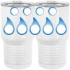 20 oz. Tall Stainless Steel Vacuum Insulated Tumbler White Thumbnail
