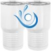 20 oz. Tall Stainless Steel Vacuum Insulated Tumbler White Thumbnail