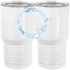 20 oz. Tall Stainless Steel Vacuum Insulated Tumbler White Thumbnail