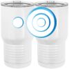 20 oz. Tall Stainless Steel Vacuum Insulated Tumbler White Thumbnail