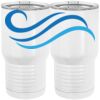 20 oz. Tall Stainless Steel Vacuum Insulated Tumbler White Thumbnail