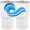 20 oz. Tall Stainless Steel Vacuum Insulated Tumbler White Thumbnail