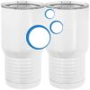 20 oz. Tall Stainless Steel Vacuum Insulated Tumbler White Thumbnail