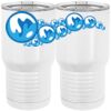20 oz. Tall Stainless Steel Vacuum Insulated Tumbler White Thumbnail