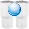 20 oz. Tall Stainless Steel Vacuum Insulated Tumbler White Thumbnail