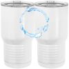 20 oz. Tall Stainless Steel Vacuum Insulated Tumbler White Thumbnail