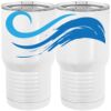 20 oz. Tall Stainless Steel Vacuum Insulated Tumbler White Thumbnail