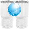 20 oz. Tall Stainless Steel Vacuum Insulated Tumbler White Thumbnail