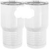 20 oz. Tall Stainless Steel Vacuum Insulated Tumbler White Thumbnail