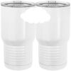 20 oz. Tall Stainless Steel Vacuum Insulated Tumbler White Thumbnail