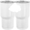 20 oz. Tall Stainless Steel Vacuum Insulated Tumbler White Thumbnail