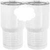 20 oz. Tall Stainless Steel Vacuum Insulated Tumbler White Thumbnail