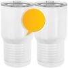 20 oz. Tall Stainless Steel Vacuum Insulated Tumbler White Thumbnail