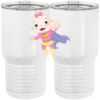 20 oz. Tall Stainless Steel Vacuum Insulated Tumbler White Thumbnail
