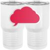 20 oz. Tall Stainless Steel Vacuum Insulated Tumbler White Thumbnail