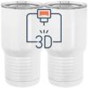 20 oz. Tall Stainless Steel Vacuum Insulated Tumbler White Thumbnail