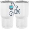 20 oz. Tall Stainless Steel Vacuum Insulated Tumbler White Thumbnail