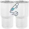 20 oz. Tall Stainless Steel Vacuum Insulated Tumbler White Thumbnail