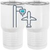 20 oz. Tall Stainless Steel Vacuum Insulated Tumbler White Thumbnail