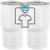 20 oz. Tall Stainless Steel Vacuum Insulated Tumbler White Thumbnail