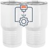 20 oz. Tall Stainless Steel Vacuum Insulated Tumbler White Thumbnail