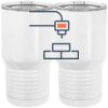 20 oz. Tall Stainless Steel Vacuum Insulated Tumbler White Thumbnail