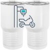 20 oz. Tall Stainless Steel Vacuum Insulated Tumbler White Thumbnail