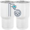20 oz. Tall Stainless Steel Vacuum Insulated Tumbler White Thumbnail