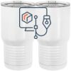 20 oz. Tall Stainless Steel Vacuum Insulated Tumbler White Thumbnail