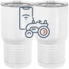 20 oz. Tall Stainless Steel Vacuum Insulated Tumbler White Thumbnail