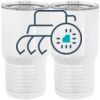 20 oz. Tall Stainless Steel Vacuum Insulated Tumbler White Thumbnail