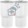 20 oz. Tall Stainless Steel Vacuum Insulated Tumbler White Thumbnail