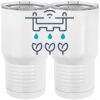 20 oz. Tall Stainless Steel Vacuum Insulated Tumbler White Thumbnail