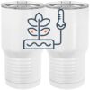 20 oz. Tall Stainless Steel Vacuum Insulated Tumbler White Thumbnail