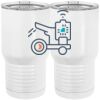 20 oz. Tall Stainless Steel Vacuum Insulated Tumbler White Thumbnail