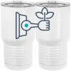 20 oz. Tall Stainless Steel Vacuum Insulated Tumbler White Thumbnail