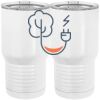 20 oz. Tall Stainless Steel Vacuum Insulated Tumbler White Thumbnail