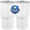 20 oz. Tall Stainless Steel Vacuum Insulated Tumbler White Thumbnail