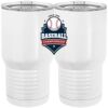 20 oz. Tall Stainless Steel Vacuum Insulated Tumbler White Thumbnail