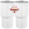 20 oz. Tall Stainless Steel Vacuum Insulated Tumbler White Thumbnail