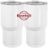 20 oz. Tall Stainless Steel Vacuum Insulated Tumbler White Thumbnail
