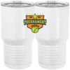 20 oz. Tall Stainless Steel Vacuum Insulated Tumbler White Thumbnail
