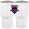 20 oz. Tall Stainless Steel Vacuum Insulated Tumbler White Thumbnail