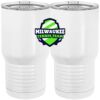 20 oz. Tall Stainless Steel Vacuum Insulated Tumbler White Thumbnail