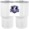 20 oz. Tall Stainless Steel Vacuum Insulated Tumbler White Thumbnail