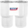 20 oz. Tall Stainless Steel Vacuum Insulated Tumbler White Thumbnail
