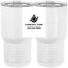 20 oz. Tall Stainless Steel Vacuum Insulated Tumbler White Thumbnail