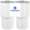 20 oz. Tall Stainless Steel Vacuum Insulated Tumbler White Thumbnail