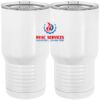 20 oz. Tall Stainless Steel Vacuum Insulated Tumbler White Thumbnail