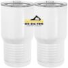 20 oz. Tall Stainless Steel Vacuum Insulated Tumbler White Thumbnail